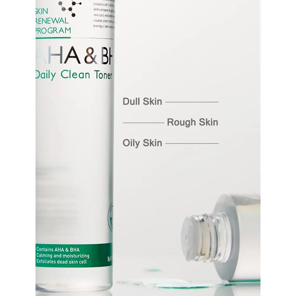 Mizon AHA si BHA Toner Exfoliant - Curata Porii si Ofera Luminozitate, 150 ml