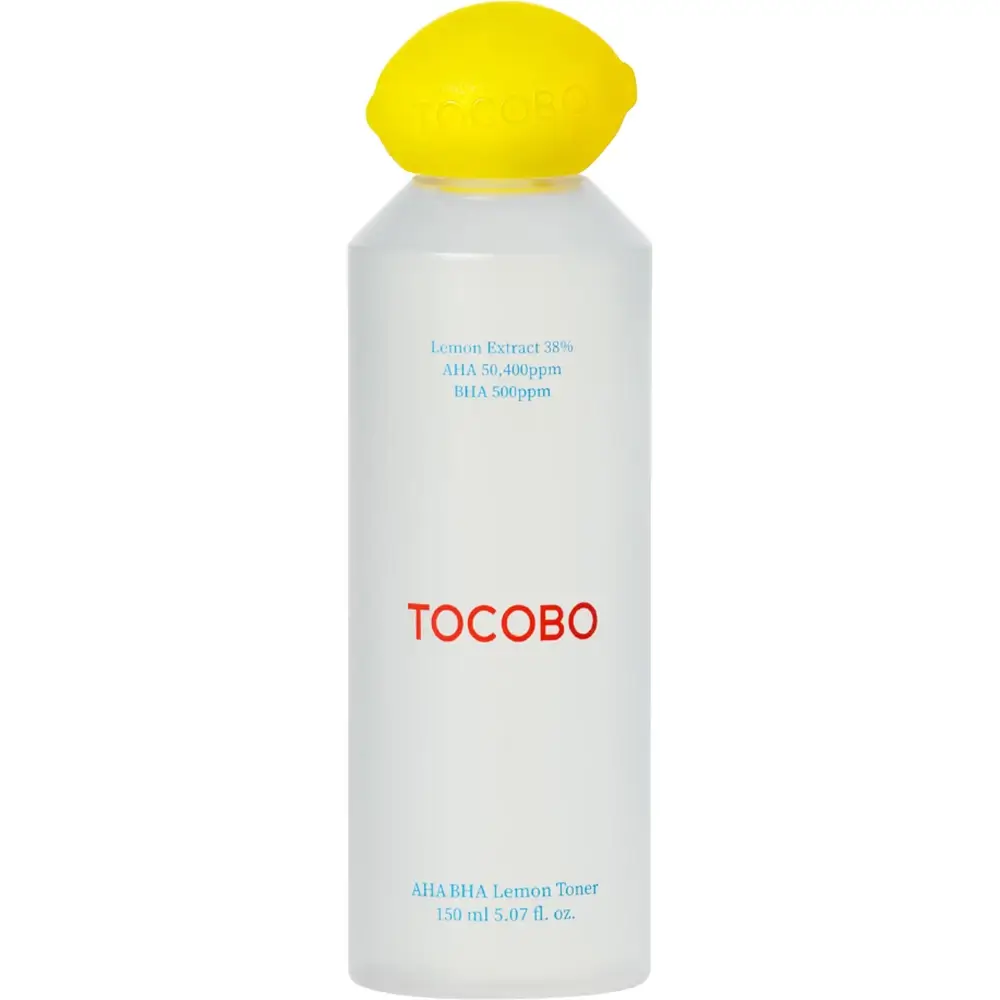 TOCOBO Lemon Glow Toner Exfoliant cu AHA si BHA - Curatare Porilor si Luminozitate, 150 ml