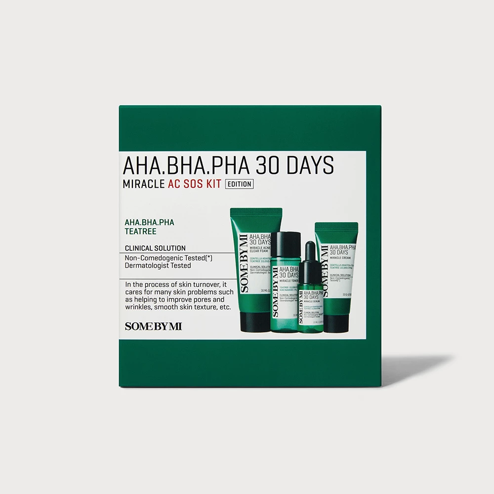SOME BY MI Aha-Bha-Pha 30 Days Miracle Ac S.O.S Kit set - calmare si hidratare