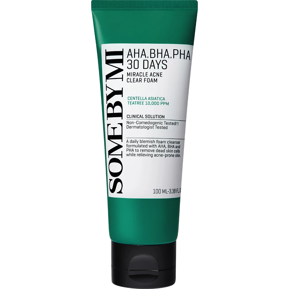SOME BY MI Aha-Bha-Pha 30 Days Miracle Acne Clear Foam Spuma de curatare - curatare si exfoliere, 100 ml