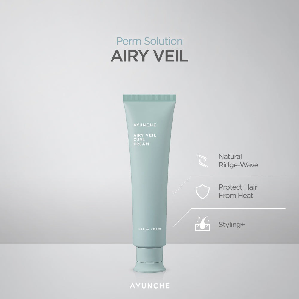 AYUNCHE Airy Veil Curl Cream Crema de par - hidratare si protectie termica, 150 ml