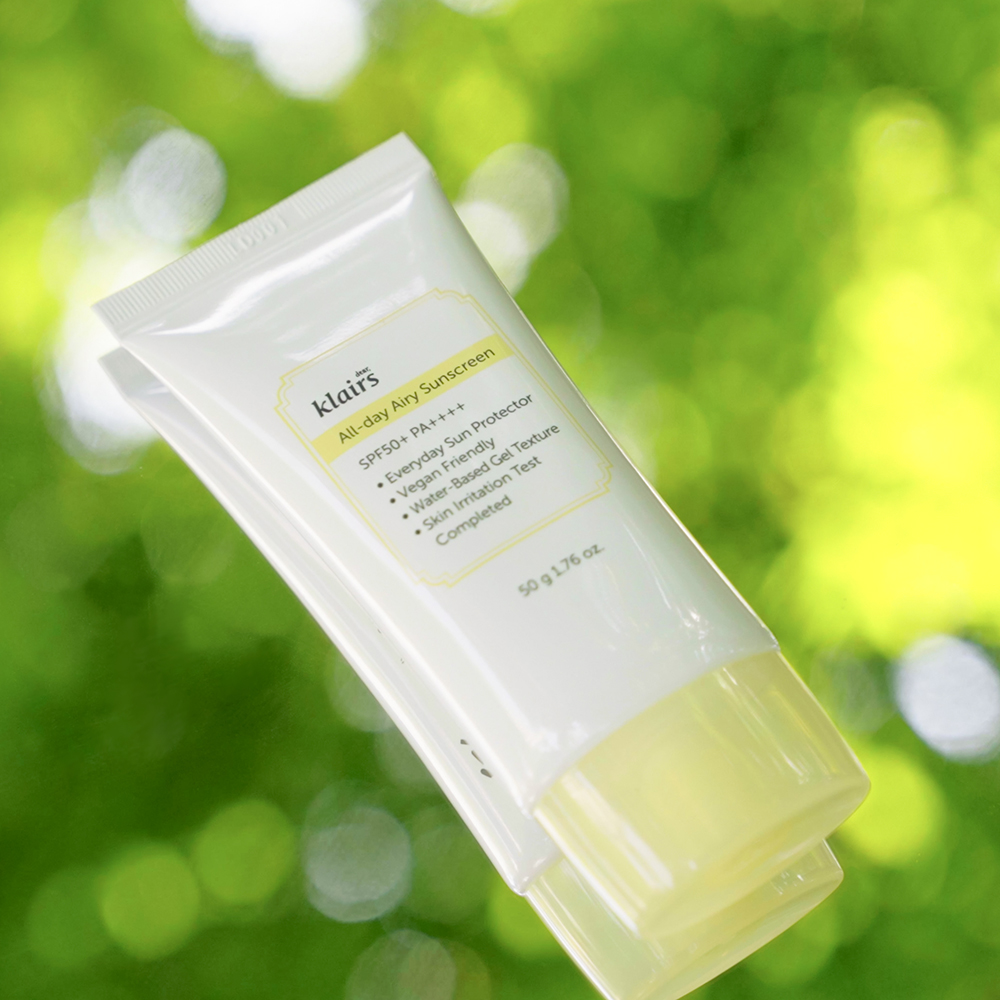 Dear Klairs All-day Airy Crema de fata SPF 50 - Protectie UV si Hidratare Usoara pentru Ten Sensibil, 50 ml