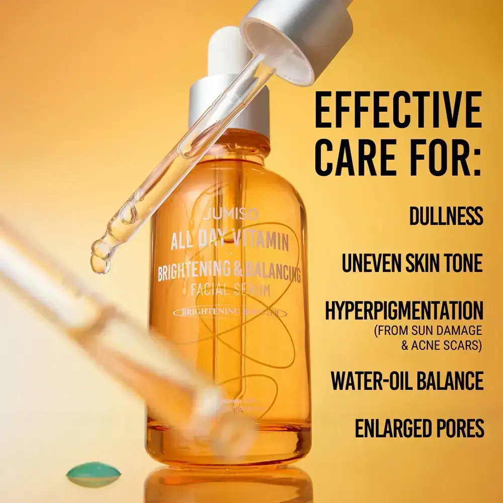JUMISO All Day Vitamin Brightening & Balancing Ser pentru fata Renew - Luminozitate si Uniformizare Ten, 30 ml