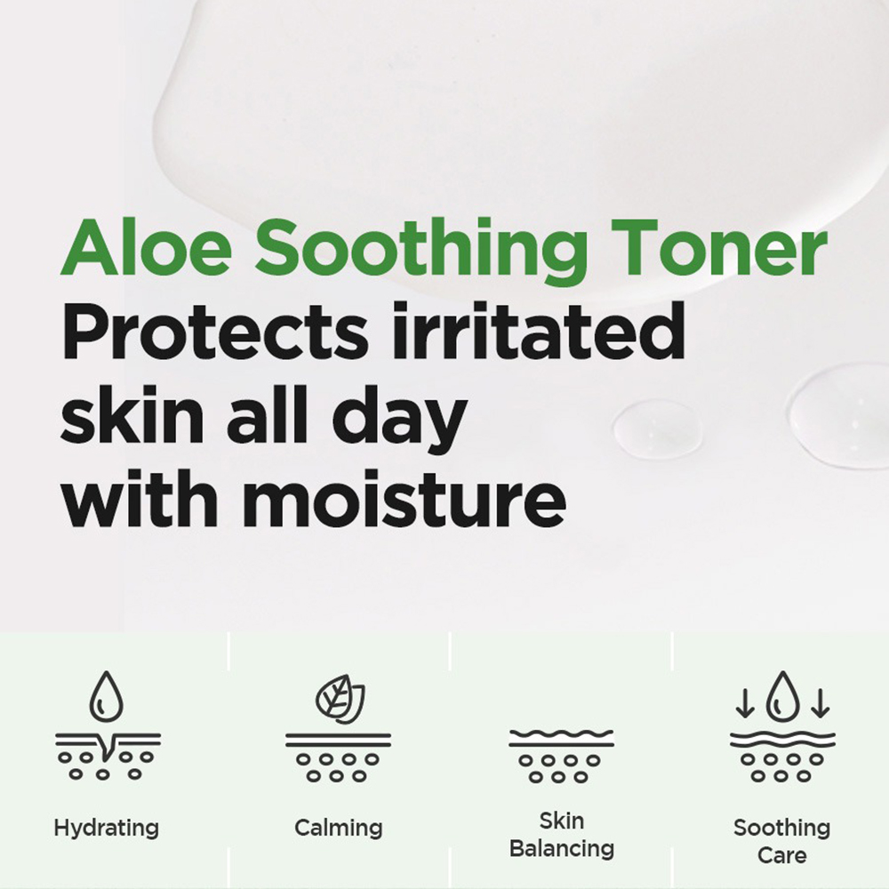 Isntree Aloe Soothing Toner – Toner de față calmant și hidratant cu 80% extract de aloe vera, 200 ml