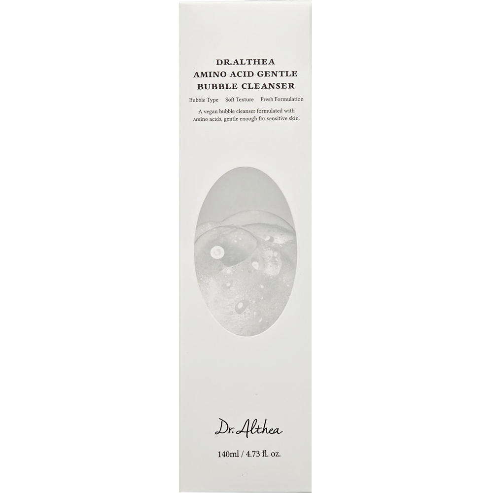 Dr. Althea Amino Acid Gentle Bubble Cleanser - spuma de curatare formulata cu aminoacizi si acid hialuronic, care contribuie la curatarea impuritatilor si la mentinerea pielii hidratate - 140 ml