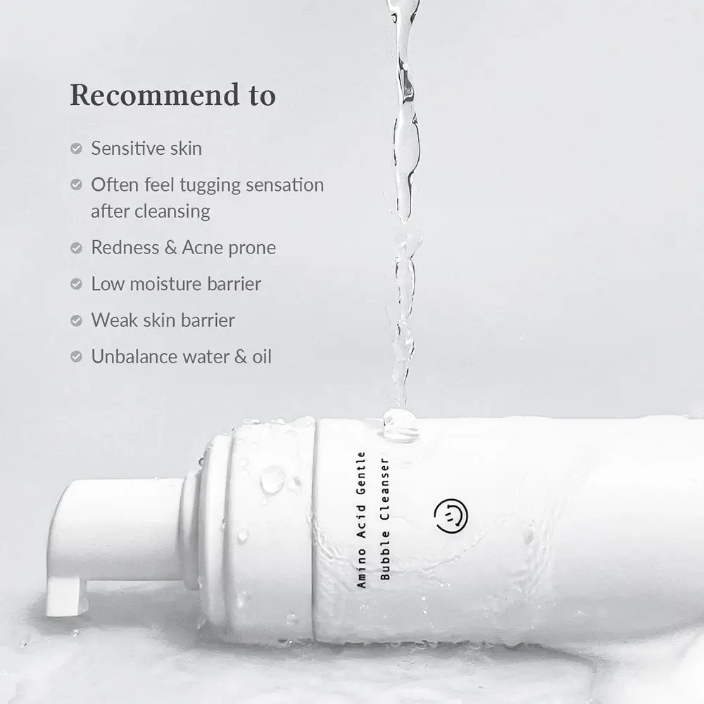 Dr. Althea Amino Acid Gentle Bubble Cleanser Spuma de Curatare pentru Fata 140 ml - Curatare Delicata, Hidratare si Calmarea Tenului Sensibil