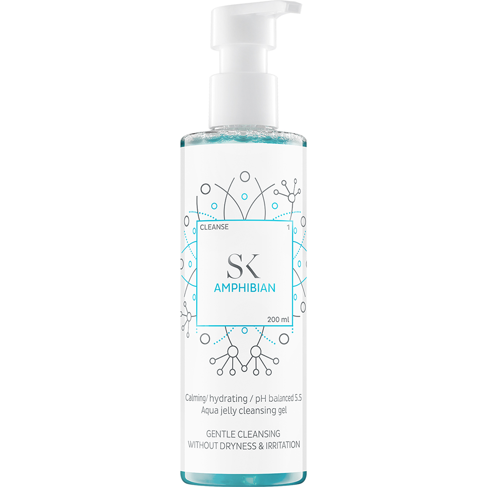 SKINTEGRA Amphibian, 200 ml - Gel de curatare formulat cu betaina si bisabolol, care contribuie la curatarea pielii si la metinerea confortului cutanat