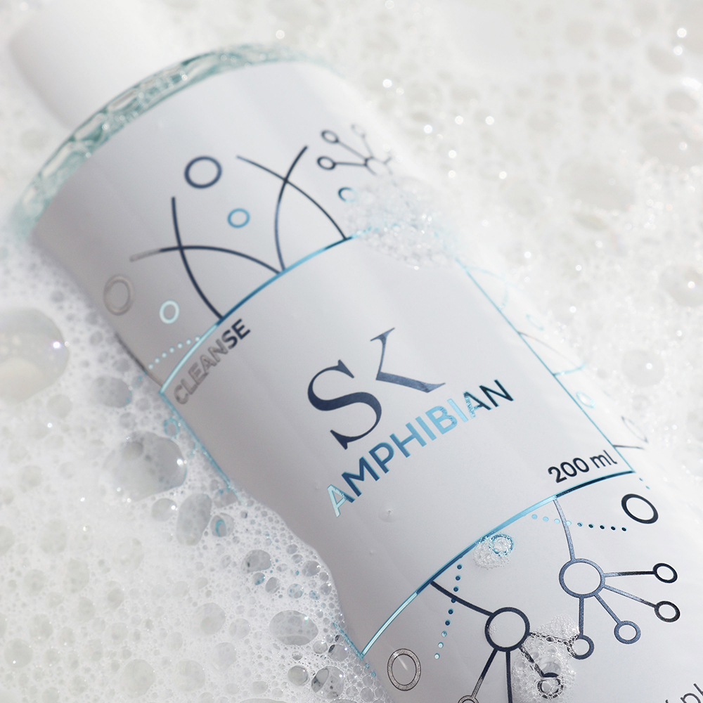 SKINTEGRA Amphibian, 200 ml - Gel de curatare formulat cu betaina si bisabolol, care contribuie la curatarea pielii si la metinerea confortului cutanat