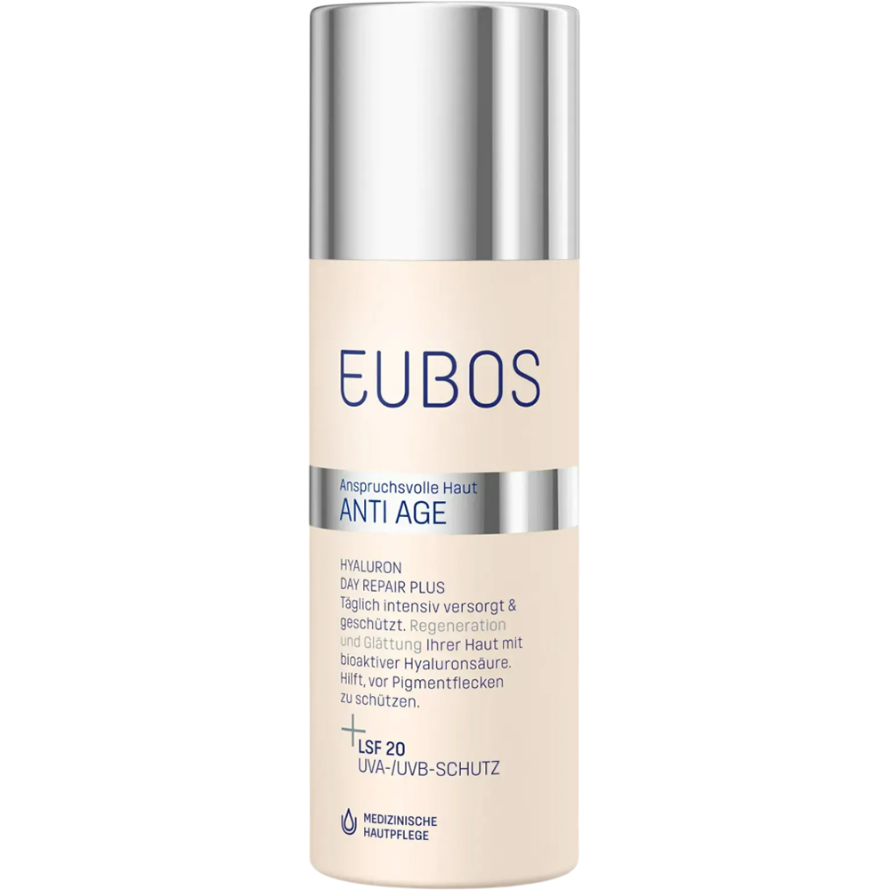 EUBOS Anti Age Hyaluron Day Repair Plus SPF20 crema de fata - hidratare si protectie, 50 ml
