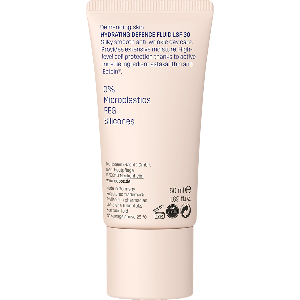 EUBOS Anti Age Hydrating Defence Fluid crema de fata SPF 30 - hidratare si protectie, 50 ml