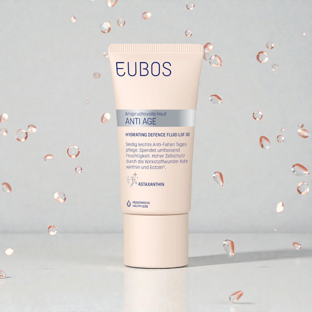 EUBOS Anti Age Hydrating Defence Fluid crema de fata SPF 30 - hidratare si protectie, 50 ml