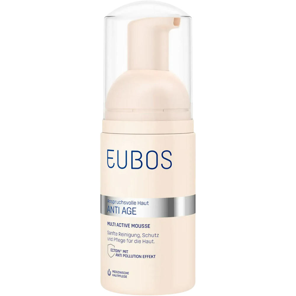 EUBOS Anti Age Multi Active Mousse Spuma de curatare - hidratare si protectie, 100 ml