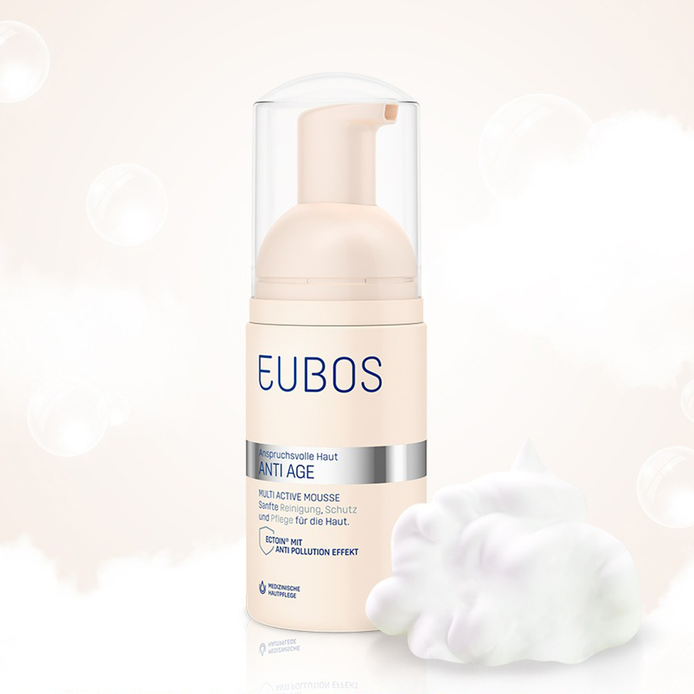 EUBOS Anti Age Multi Active Mousse Spuma de curatare - hidratare si protectie, 100 ml