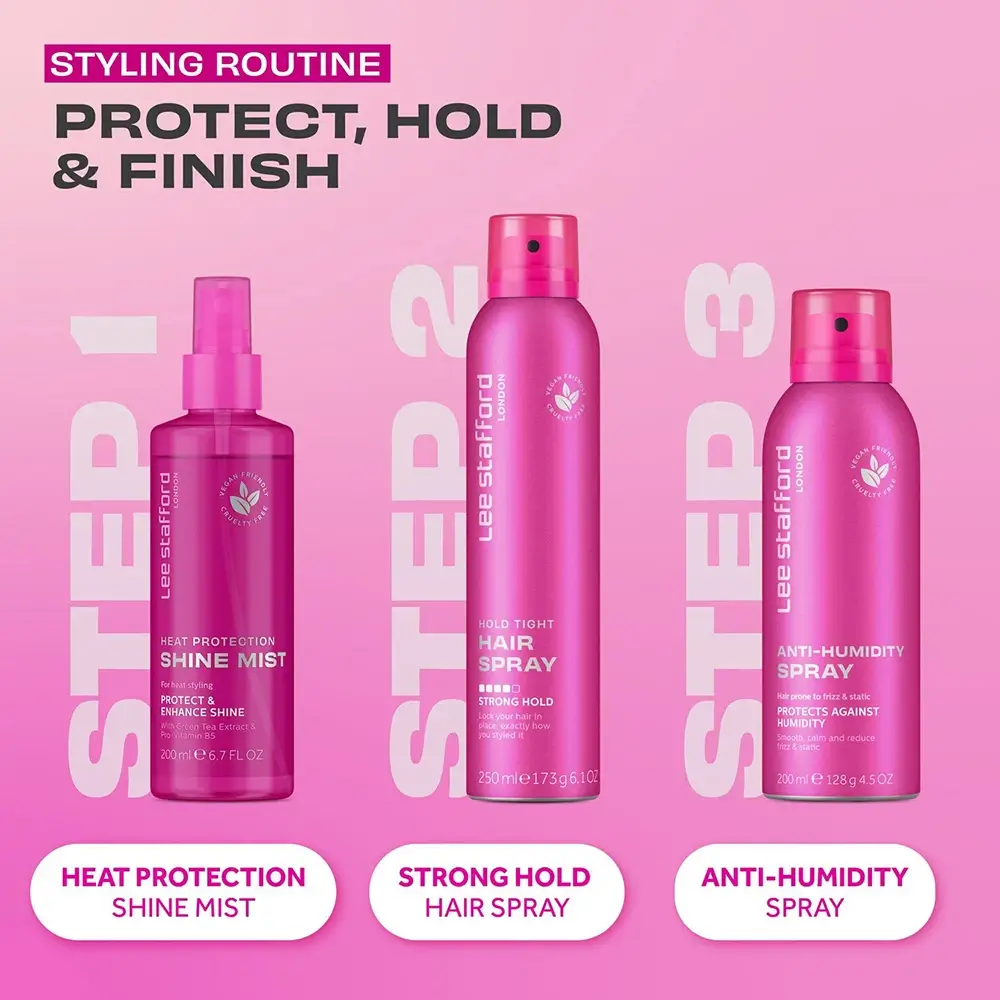 LEE STAFFORD ANTI-HUMIDITY Spray anti-electrizare Protectie Anti-Frizz - Spray pentru netezire si stralucire, 200 ml