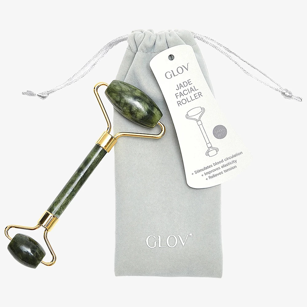 Aparat Pentru Masaj Facial Jade Facial Roller Verde