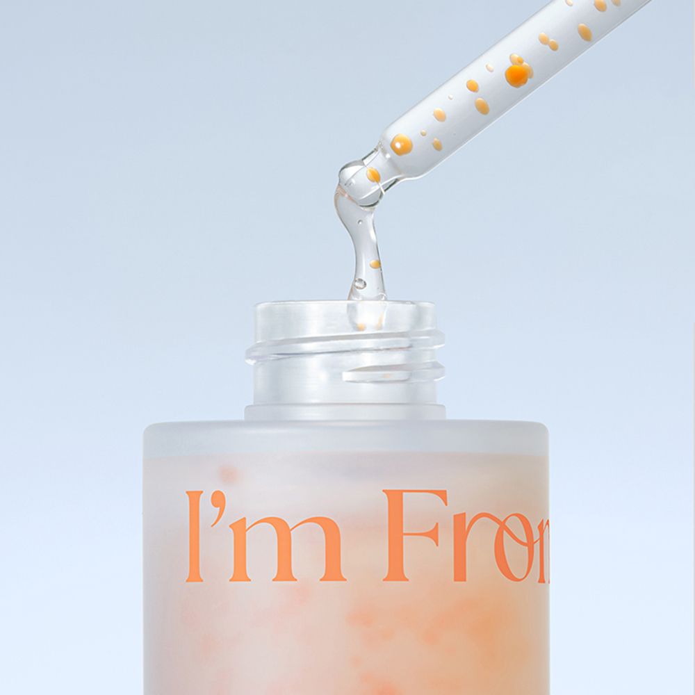 I'M FROM Apricot Dark Spot Drop Ampoule, 50 ml - Ser de fata formulat cu niacinamida si 1% acid tranexamic, care contribuie la imbunatatirea aspectului petelor pigmentare si la metinerea unui aspect mai uniform al pielii