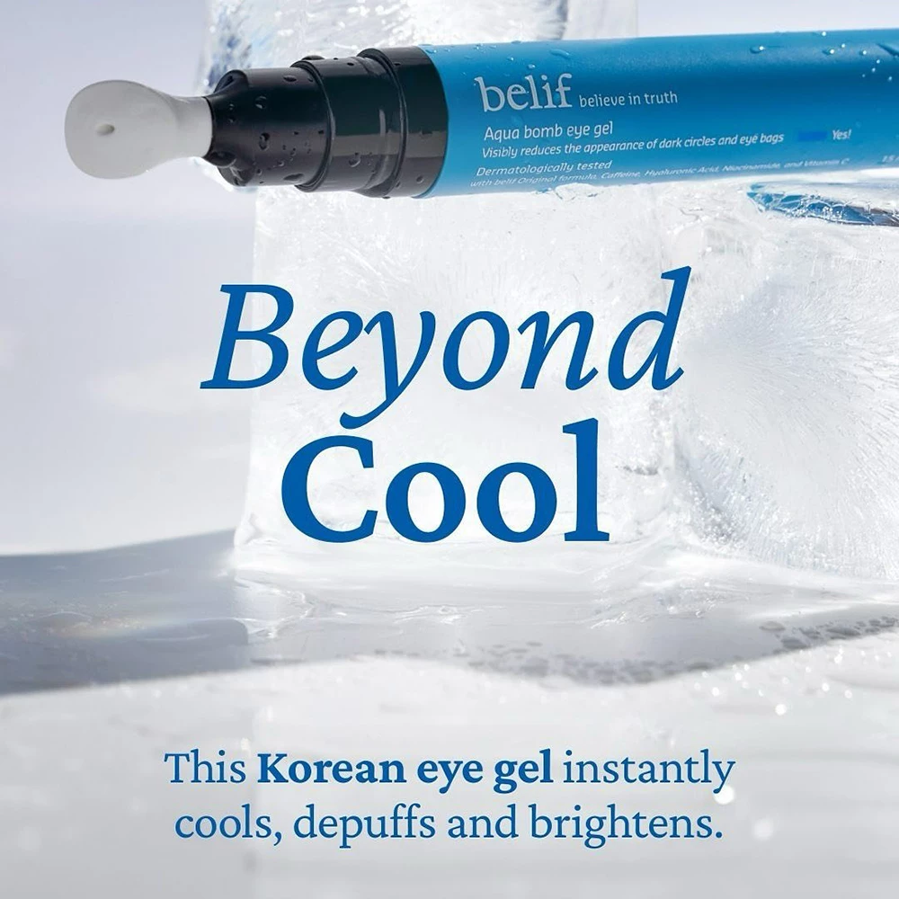 Belif Aqua Bomb Eye Gel 15 ml – Gel contur ochi revigorant cu efect de hidratare și iluminare
