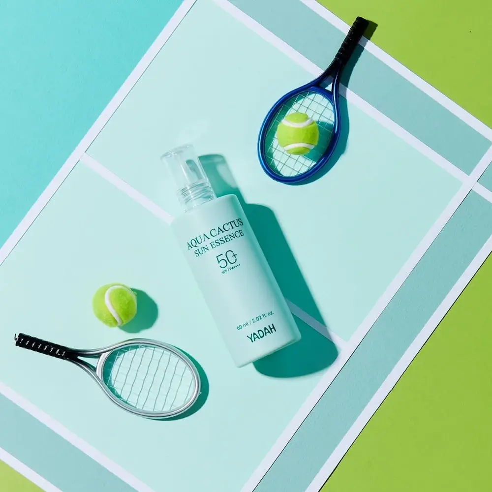 YADAH Aqua Cactus Esenta Solara SPF50+ - Hidratare si Protectie UV Lejera, 60 ml