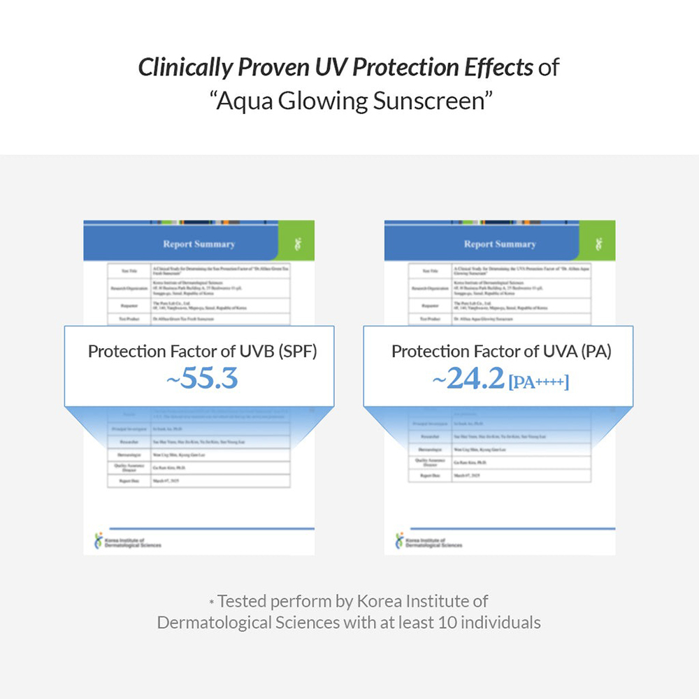 Dr. Althea Aqua Glowing Sunscreen Crema de fata - hidratare si luminozitate, 45 ml