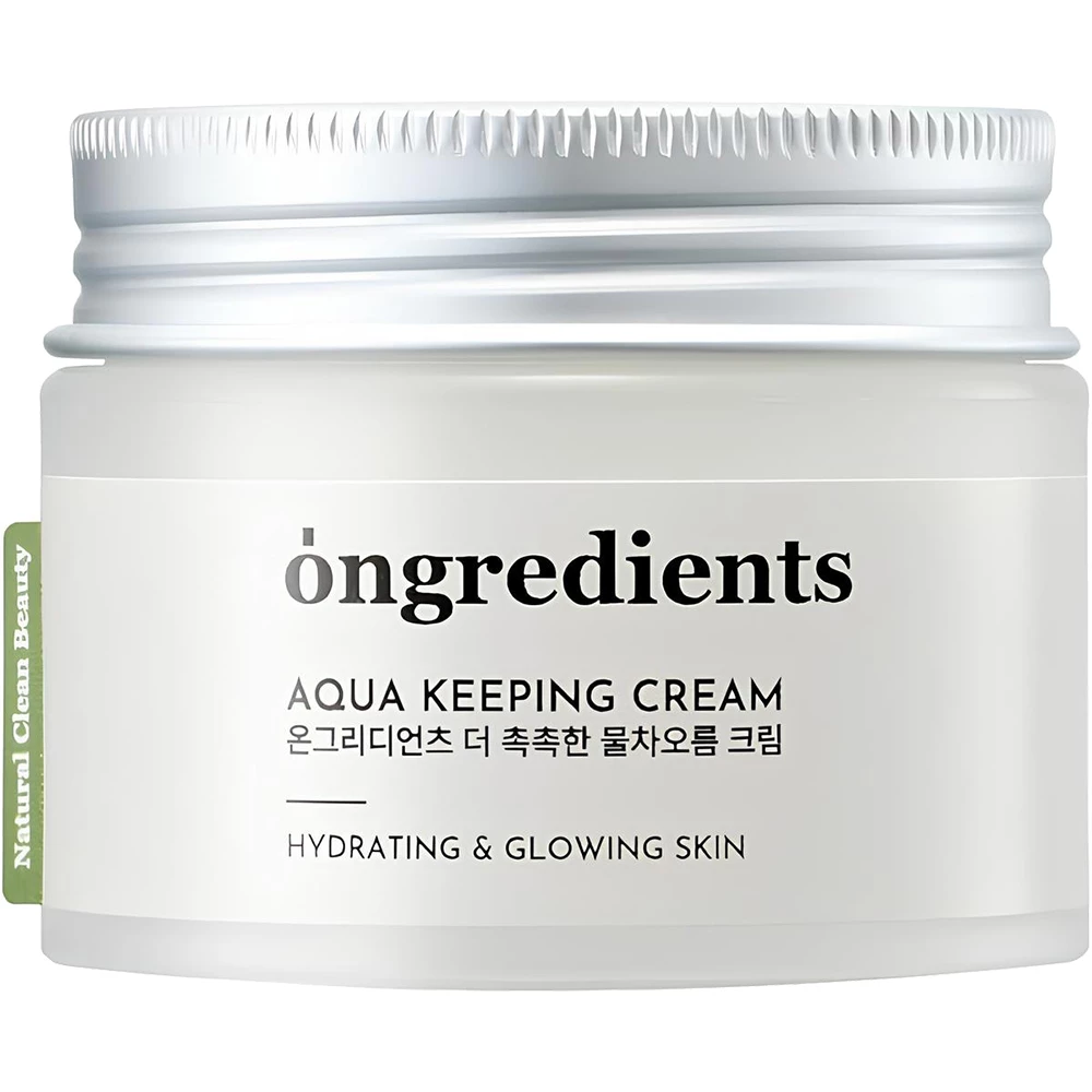 ONGREDIENTS Aqua Keeping Crema pentru fata Hidratanta Intensa - Cu Acid Hialuronic si Ceai Verde, Hidratare Profunda si Protectie Antioxidanta, 50 ml