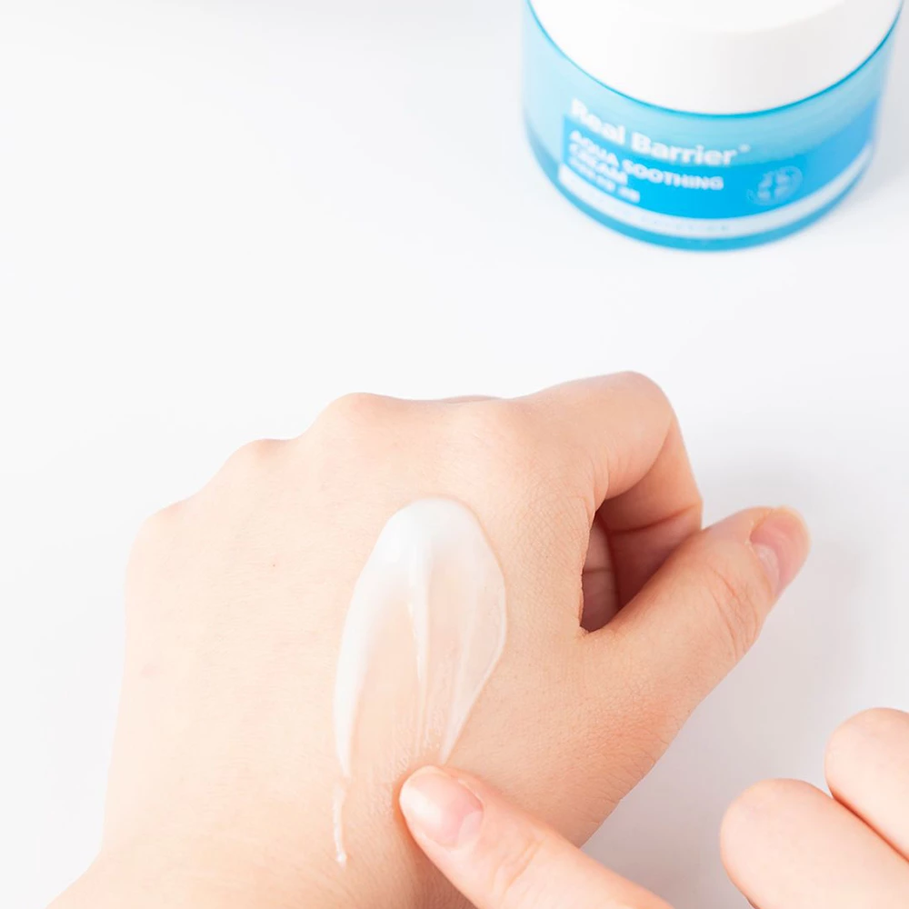 REAL BARRIER Aqua Soothing Crema pentru fata Calmanta - Hidratare Intensa si Protectie Bariera Cutanata, 50 ml