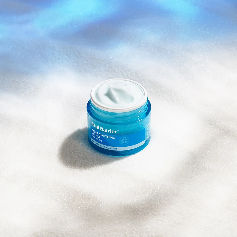 REAL BARRIER Aqua Soothing Crema pentru fata Calmanta - Hidratare Intensa si Protectie Bariera Cutanata, 50 ml