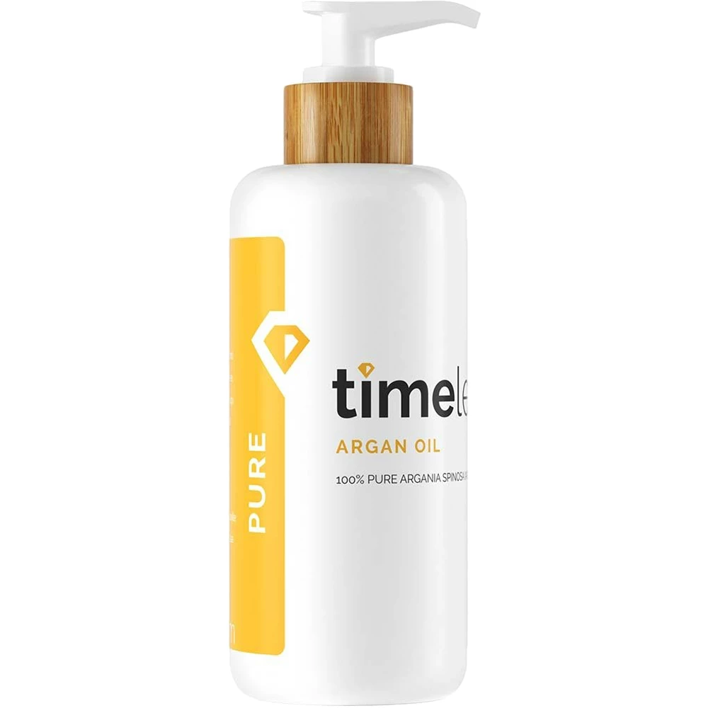 TIMELESS SKIN CARE Pure Line Ulei de corp hranitor Argan Oil 100% Pure - Hidratare intensa si stralucire, 240 ml