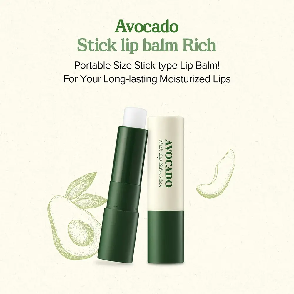 SKINFOOD Avocado Stick Balsam de Buze cu Avocado - Hidratare Intensiva si Protectie, 4.5g