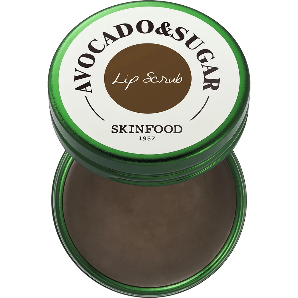 SKINFOOD Avocado and Sugar Exfoliant de Buze - Exfoliere Delicata si Hidratare Intensa, 14 gr