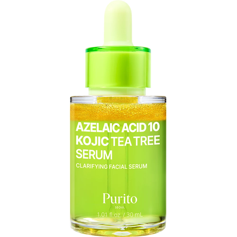 PURITO Azelaic Acid 10 Kojic Teatree Ser de fata - hidratare si uniformizare, 30 ml
