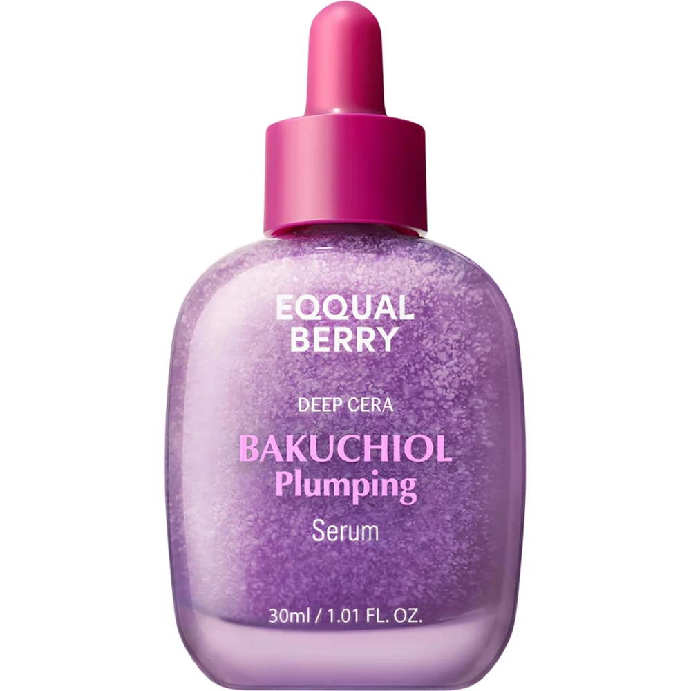 EQQUALBERRY Bakuchiol Plumping Serum Ser de fata - hidratare si fermitate, 30 ml