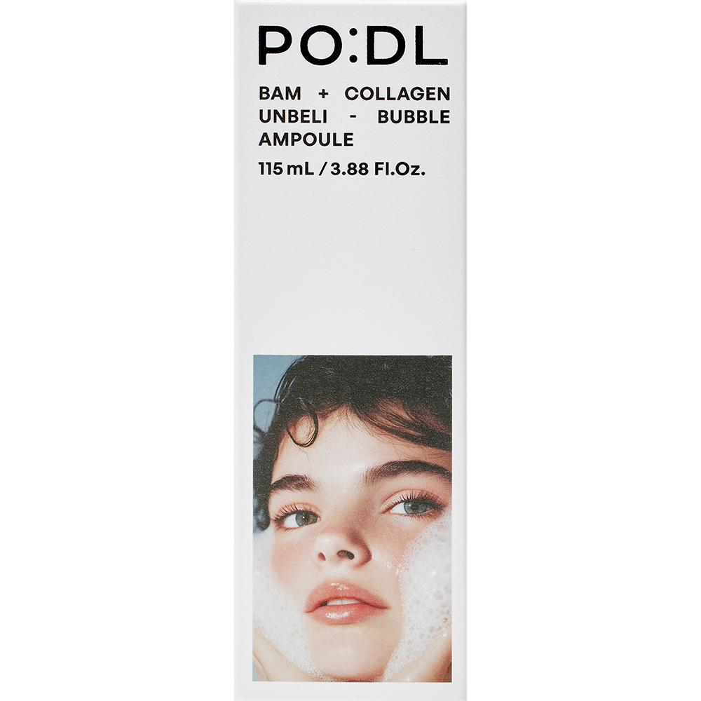 PODL Bam Collagen Unbeli-Bubble Ampoule 115 ml - Ser de fata formulat cu Niacinamida si Glutation, care contribuie la uniformizarea nuantei pielii si la mentinerea aspectului luminos