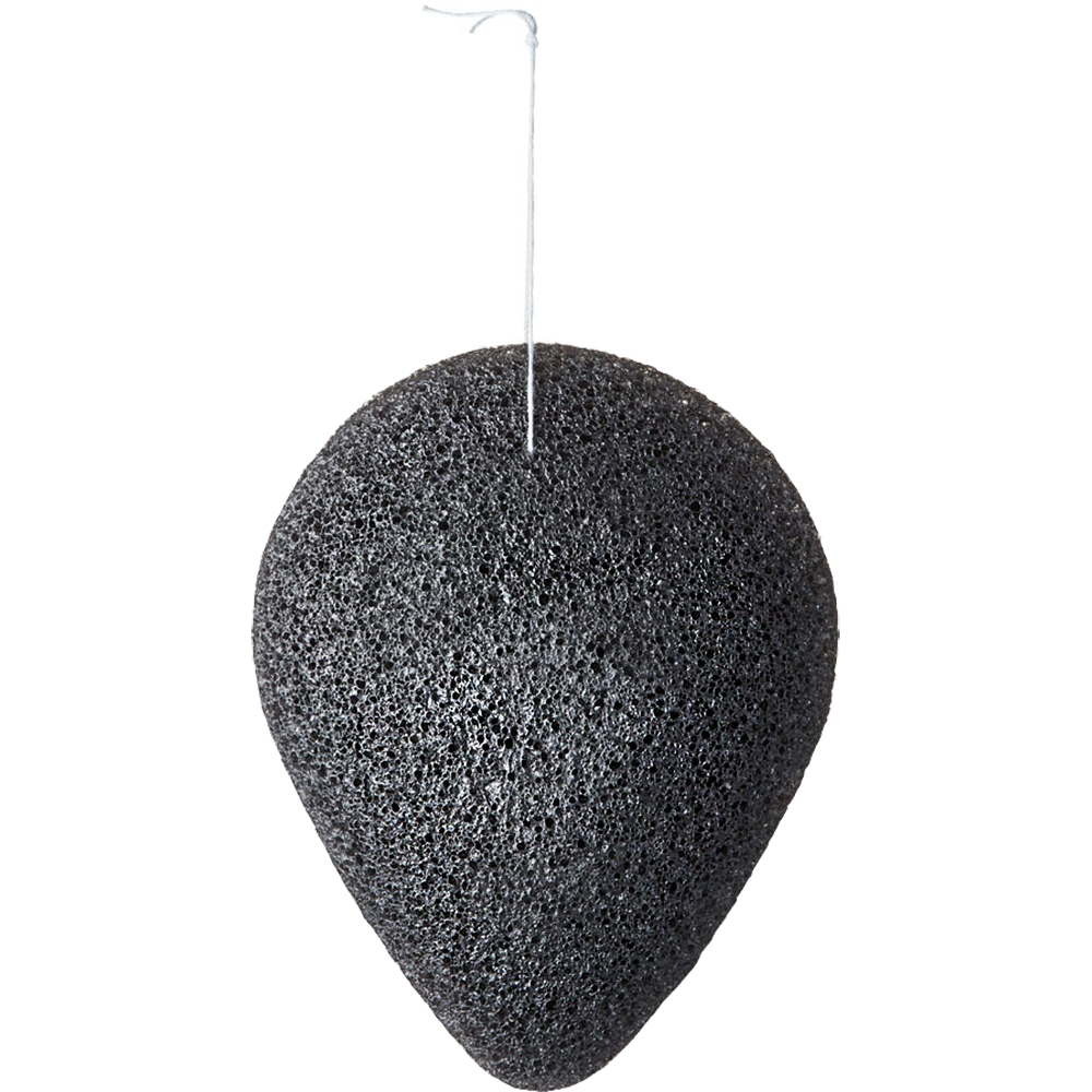 PURITO Bamboo Charcoal Konjac - Burete pentru fata formulat cu jeleu de limba diavolului Konjac si carbune de bambus, care contribuie la curatarea tenului si la mentinerea confortului cutanat