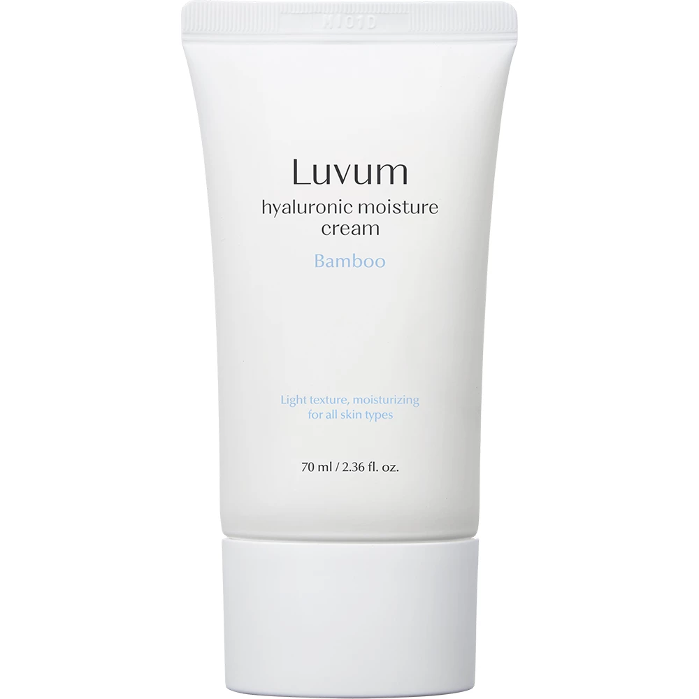LUVUM Hyaluronic Moisture Bamboo Crema de fata cu Acid Hialuronic si Apa de Bambus - Hidrateaza, calmeaza iritatiile si sustine regenerarea celulara, 70 ml