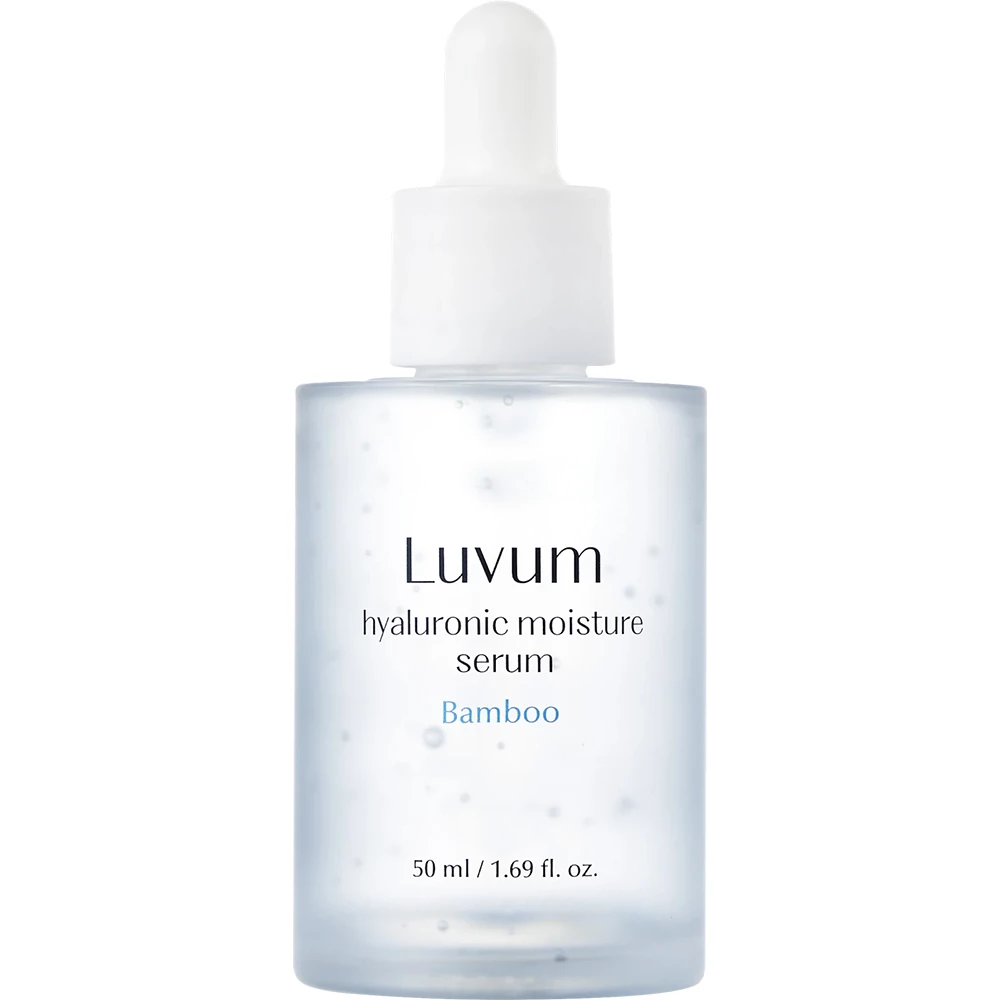 LUVUM Hyaluronic Moisture Bamboo Ser de fata cu acid hialuronic si extract de bambus - Hidratare profunda si calmare pentru piele sensibila, 50 ml