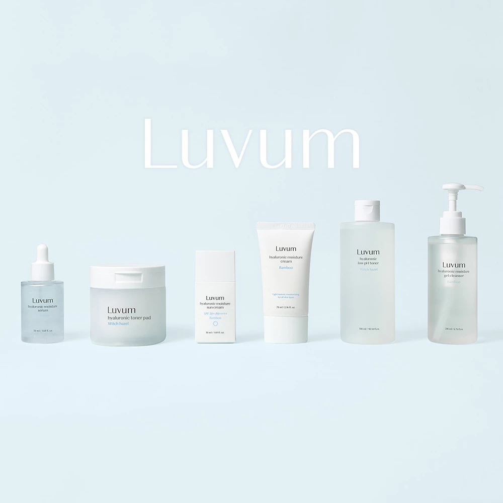LUVUM Hyaluronic Moisture Bamboo Ser de fata cu acid hialuronic si extract de bambus - Hidratare profunda si calmare pentru piele sensibila, 50 ml