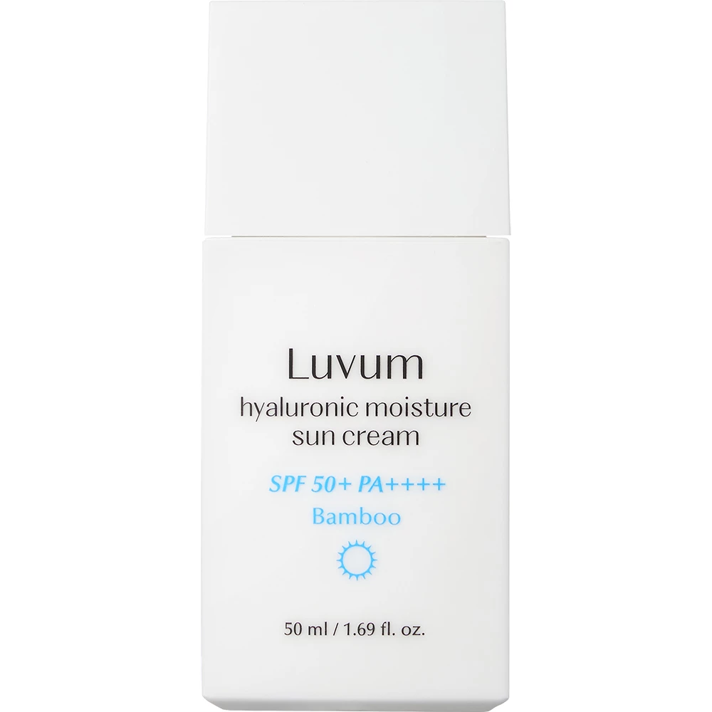 LUVUM Hyaluronic Moisture Bamboo Sun Crema de fata SPF 50+ PA++++ - Protectie UV si Hidratare Intensa, 50 ml
