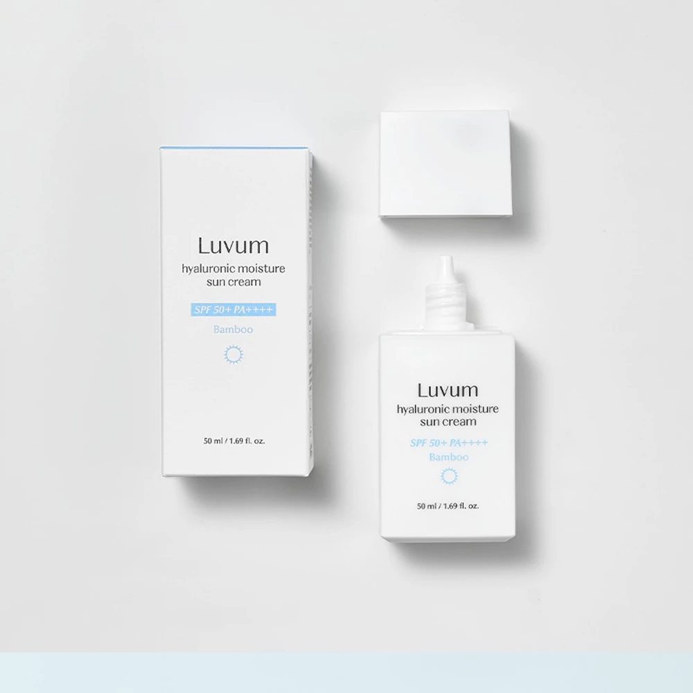 LUVUM Hyaluronic Moisture Bamboo Sun Crema de fata SPF 50+ PA++++ - Protectie UV si Hidratare Intensa, 50 ml
