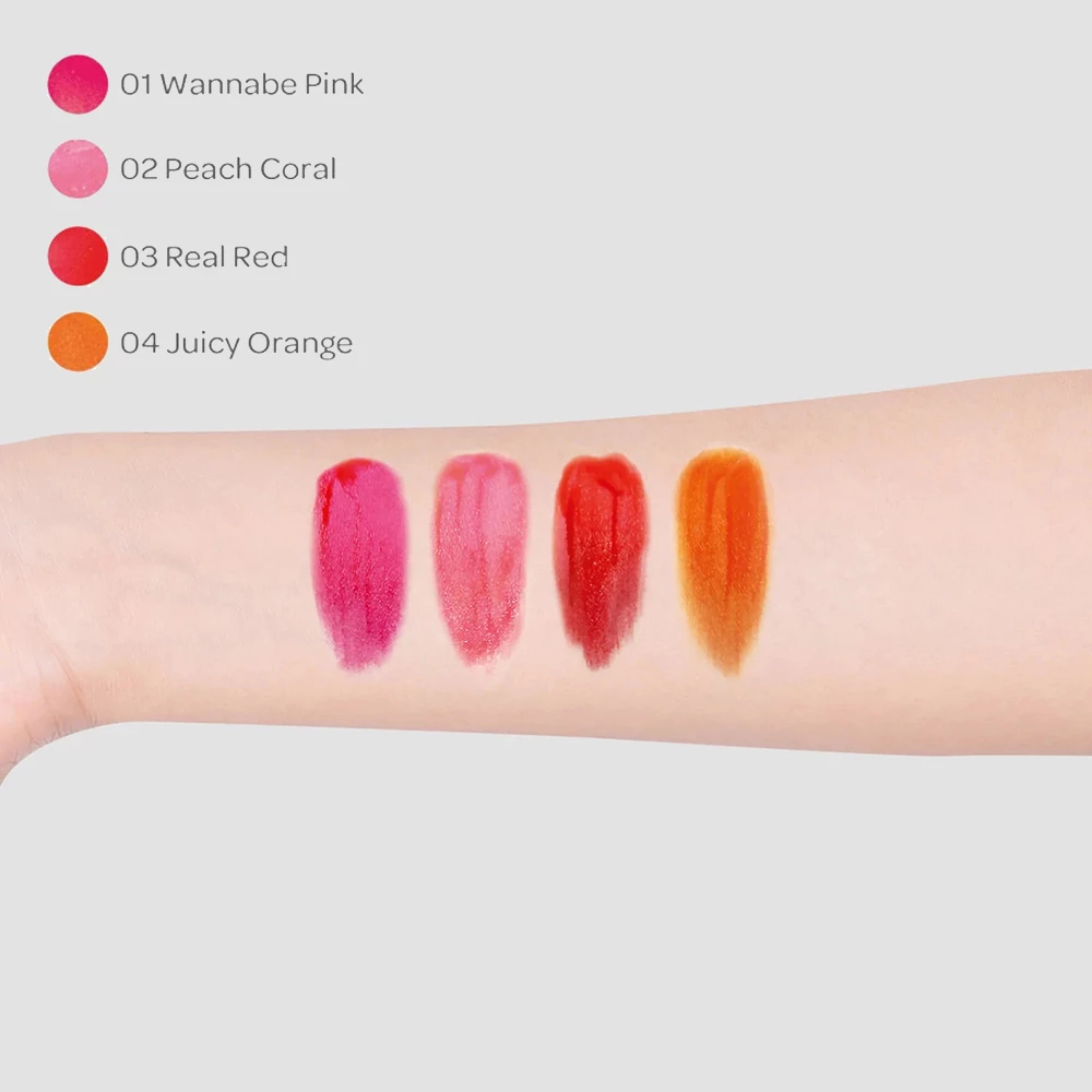 YADAH Be My Tint Nuantator pentru buze Juicy Orange 04 - culoare intensa si hidratare indelungata, 4.5g
