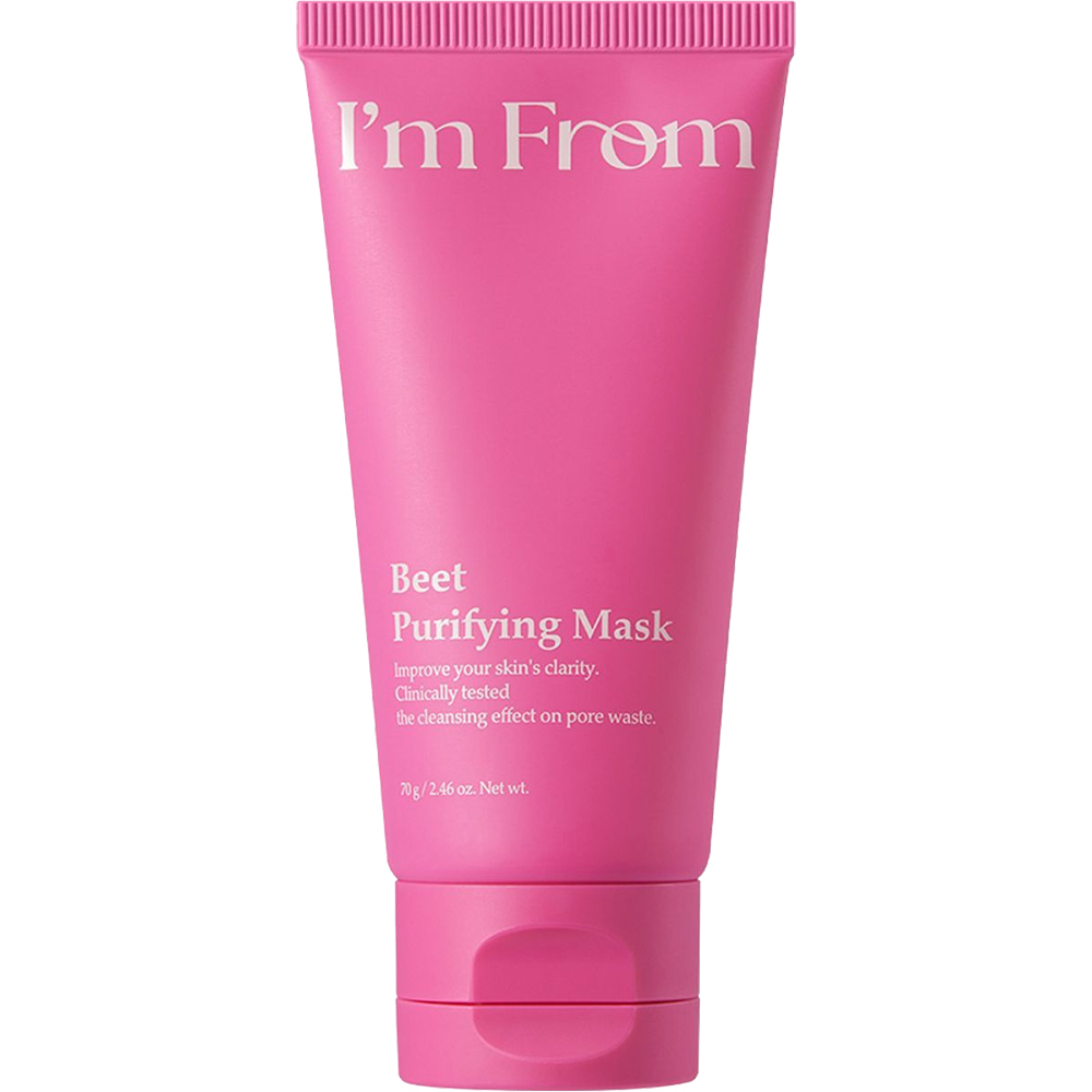 I'M FROM Beet Purifying Mask 70 gr - Masca de fata formulata cu sfecla rosie si argila, care contribuie la curatarea porilor, la controlul excesului de sebum si la indepartarea celulelor moarte