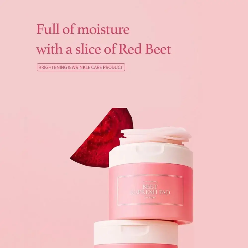 I'M FROM Beet Refresh Dischete Tonice Hidratante - Hidratare Profunda si Luminozitate, 260 ml