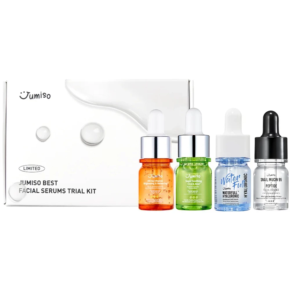 Jumiso All Day Vitamin Trial Kit – Set cu 4 Seruri mini de Față, 4 x 5 ml | K-beauty