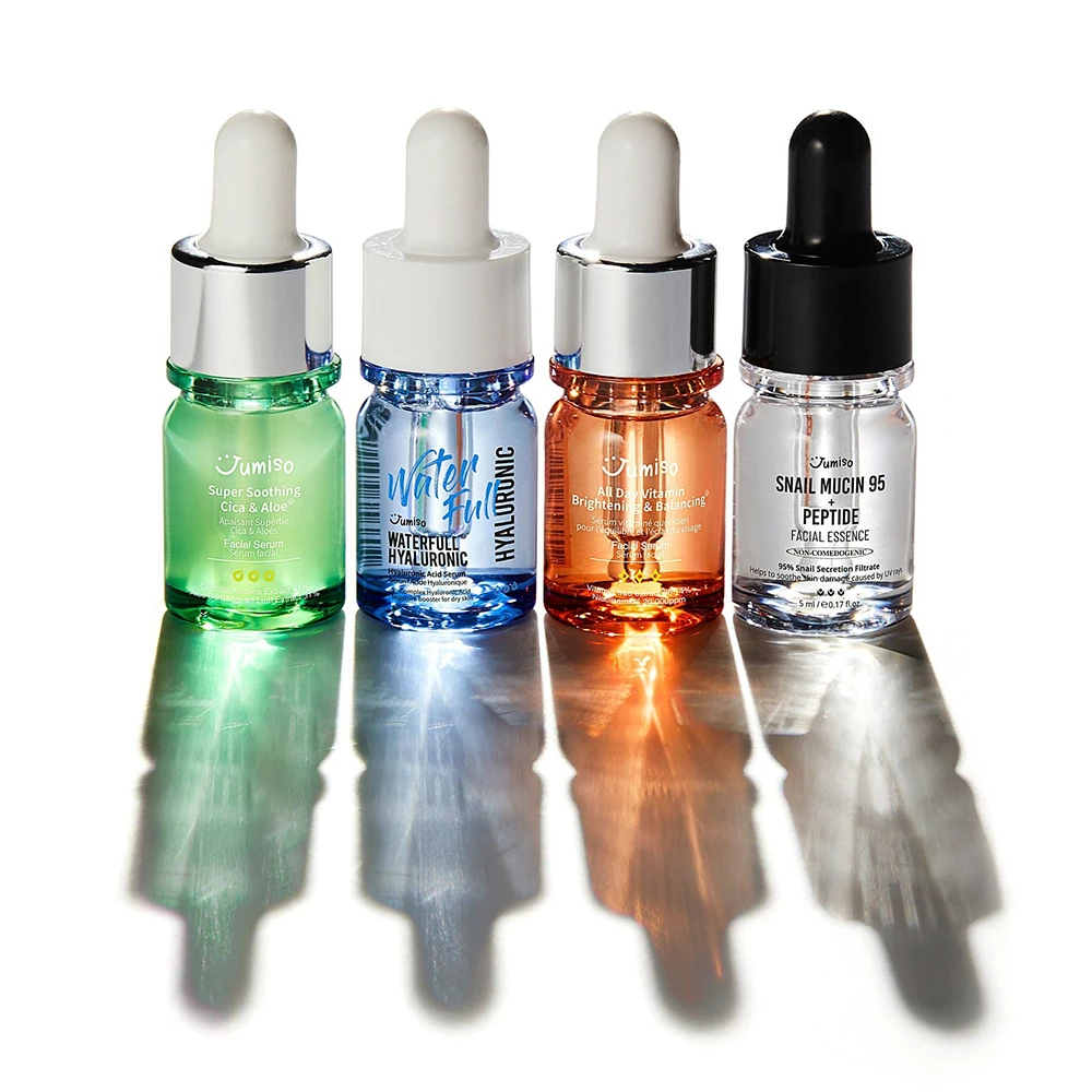 Jumiso All Day Vitamin Trial Kit – Set cu 4 Seruri mini de Față, 4 x 5 ml | K-beauty