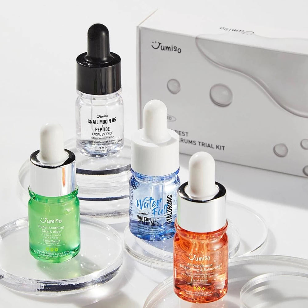 Jumiso All Day Vitamin Trial Kit – Set cu 4 Seruri mini de Față, 4 x 5 ml | K-beauty