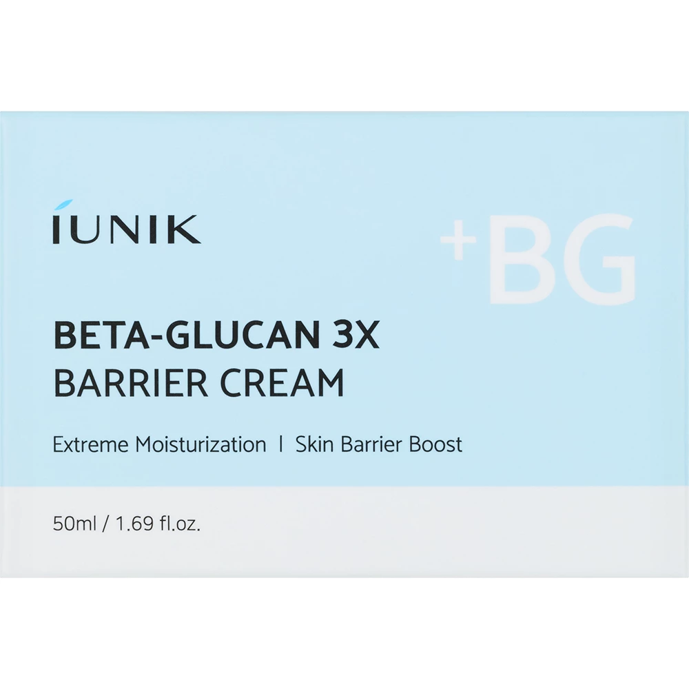 IUNIK Beta Glucan 3X Barrier crema de fata - hidratare si calmare si refacere bariera, 50 ml