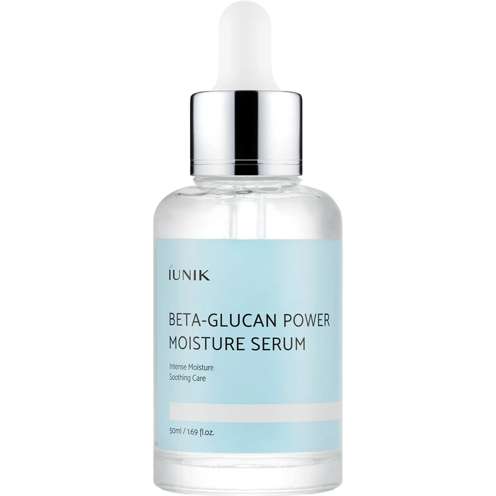 IUNIK Beta Glucan Power Moisture Ser Hidratant pentru Fata - Hidratare Intensa si Calmanta, 50 ml