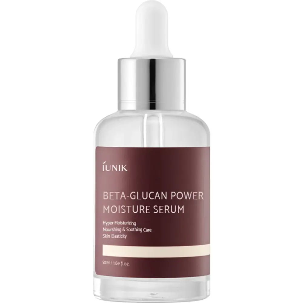IUNIK Beta Glucan Power Moisture Ser Hidratant pentru Fata - Hidratare Intensa si Calmanta, 50 ml