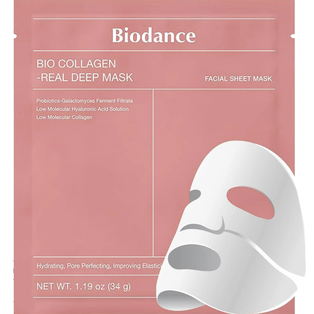 BIODANCE Bio-Collagen Masca Hidrogel cu Colagen 243Da - Hidratare Profunda si Fermitate Intensiva, 34 gr