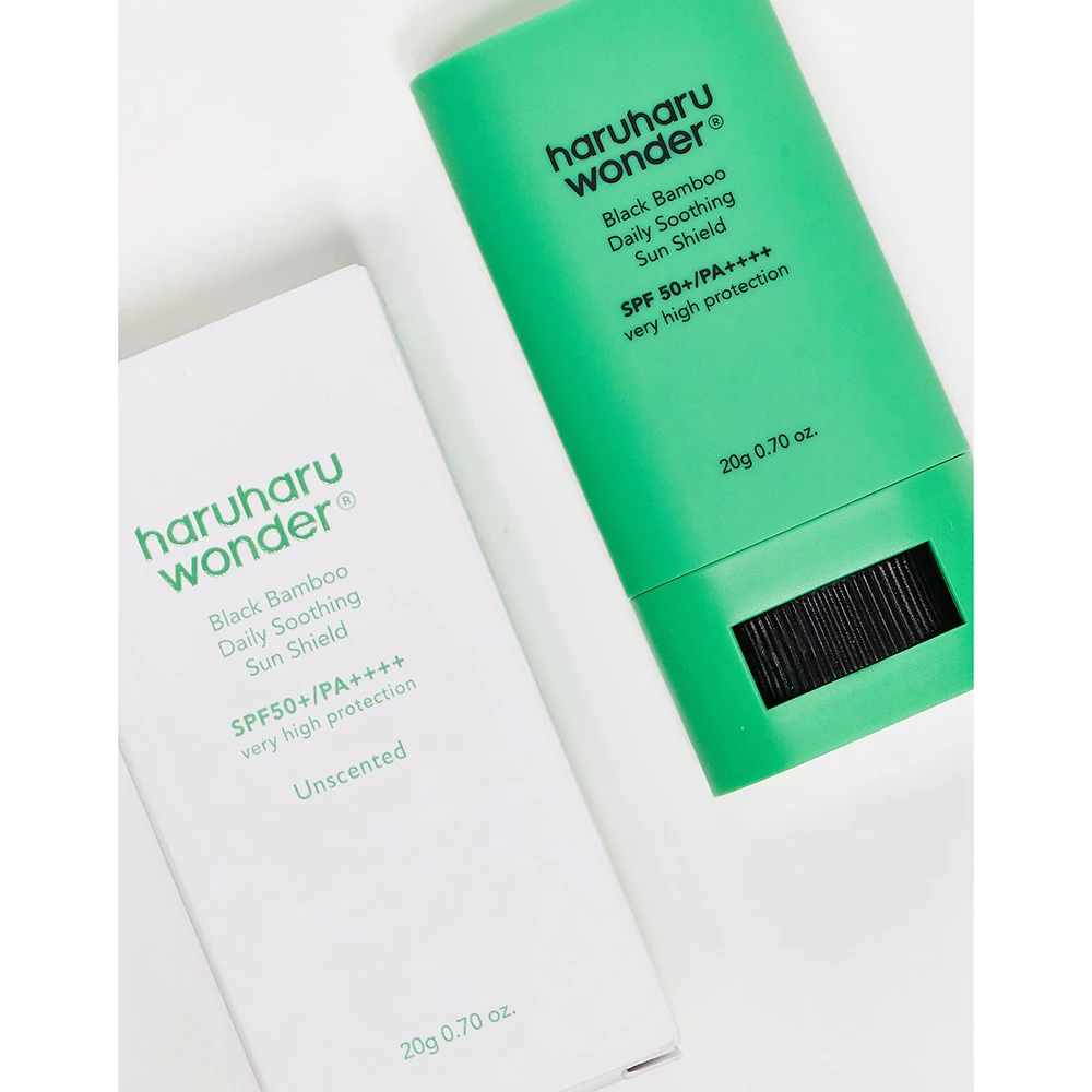 HARUHARU WONDER Black Bamboo Daily Soothing Sun Shield Crema de fata - protectie si hidratare, 20 gr