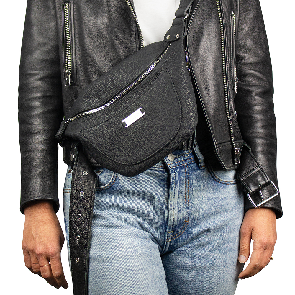 Black Multifunctional Limited Edition Belt Bag